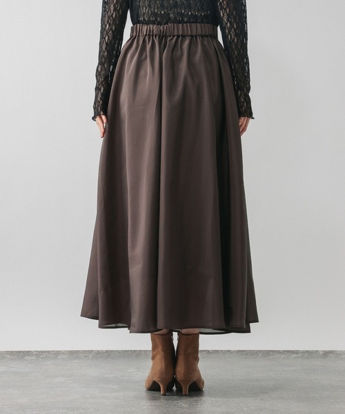 GLOBAL WORK(グローバルワーク)の「ヴィンテージライクフレアスカート/601006(スカート・レディース・ブラウン/グレイッシュベージュ・REGULAR/SHORT)」の15枚目の写真