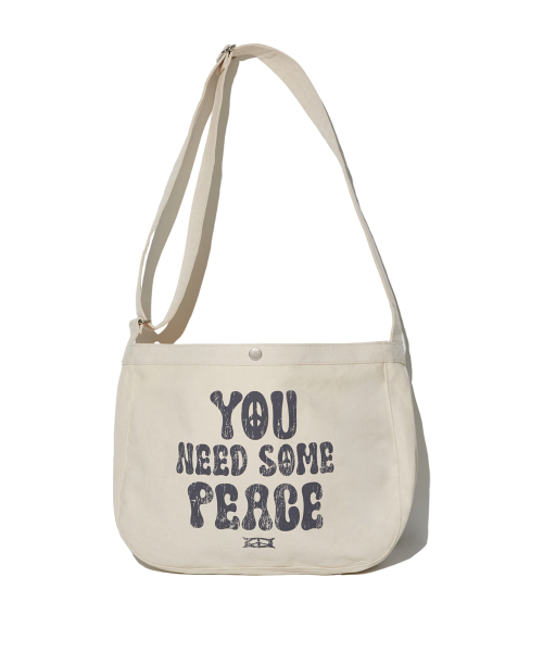 CRITIC(クリティック)の「YOU NEED SOME PEACE MAIL BAG IVORY(メッセンジャーバッグ・レディース・その他・FREE)」の1枚目の写真