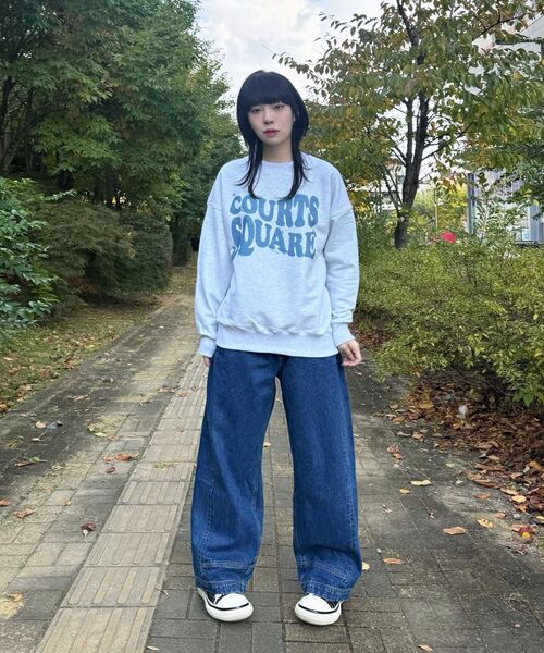 THE MILE（ザマイル）の「コートスクエアマインドスウェットマンツーマンOATMEAL（スウェット・メンズ・その他・S/M/L/XL）」の5枚目の写真