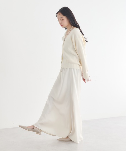 earth music&ecology(アースミュージックアンドエコロジー)の「レーストリムカーディガン(カーディガン/ボレロ・レディース・ブラック/グレー/オフホワイト・FREE)」の17枚目の写真