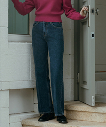 KNIZURE（ニジュール）の「プレミアムソフトストレートデニムパンツ_INDIGO MEDIUM（デニムパンツ）」