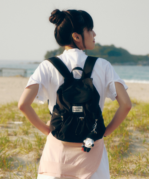 INT] Mini flap backpack _ Black（バックパック/リュック