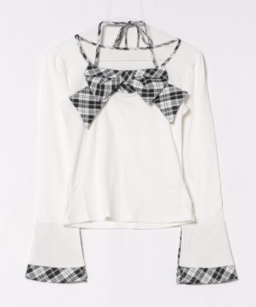 one way（ワンウェイ）の「リボントップス（Tシャツ/カットソー・レディース・ブラック/ブラック系その他/ネイビー/ホワイト・FREE）」の15枚目の写真