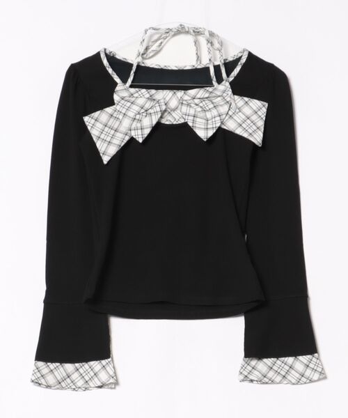 one way（ワンウェイ）の「リボントップス（Tシャツ/カットソー・レディース・ブラック/ブラック系その他/ネイビー/ホワイト・FREE）」の16枚目の写真