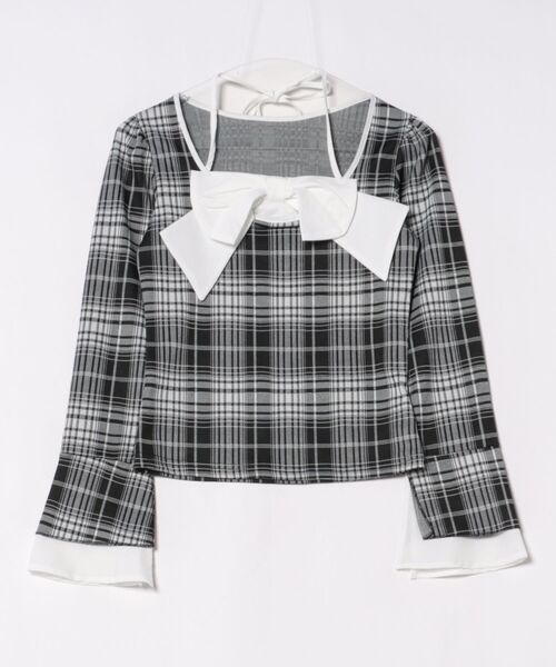 one way（ワンウェイ）の「リボントップス（Tシャツ/カットソー・レディース・ブラック/ブラック系その他/ネイビー/ホワイト・FREE）」の17枚目の写真