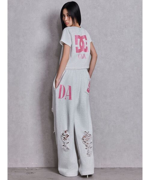 DC（ディーシー）の「GYDA×DC SPARKLE LOGOショートTシャツ（Tシャツ/カットソー・レディース・グレー/オフホワイト/ブラック/ピンク・FREE）」の9枚目の写真