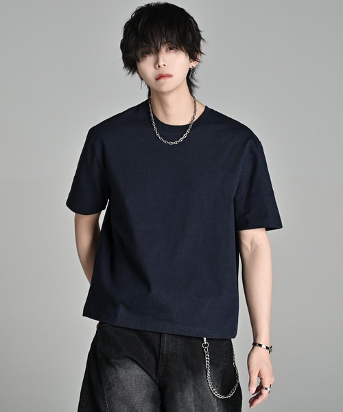 ADRER（アドラー）の「THE BASIC TEE / Cool Touch × Sweat Proof / ザ ベーシック ティー / 接触冷感 × 汗シミ防止（Tシャツ/カットソー・メンズ・ホワイト/グレー/ブラック/ネイビー/レッド・L/M/S/XS）」の4枚目の写真