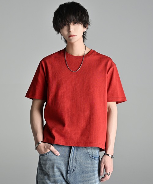 ADRER（アドラー）の「THE BASIC TEE / Cool Touch × Sweat Proof / ザ ベーシック ティー / 接触冷感 × 汗シミ防止（Tシャツ/カットソー・メンズ・ホワイト/グレー/ブラック/ネイビー/レッド・L/M/S/XS）」の5枚目の写真