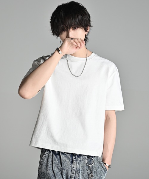 ADRER（アドラー）の「THE BASIC TEE / Cool Touch × Sweat Proof / ザ ベーシック ティー / 接触冷感 × 汗シミ防止（Tシャツ/カットソー・メンズ・ホワイト/グレー/ブラック/ネイビー/レッド・L/M/S/XS）」の8枚目の写真