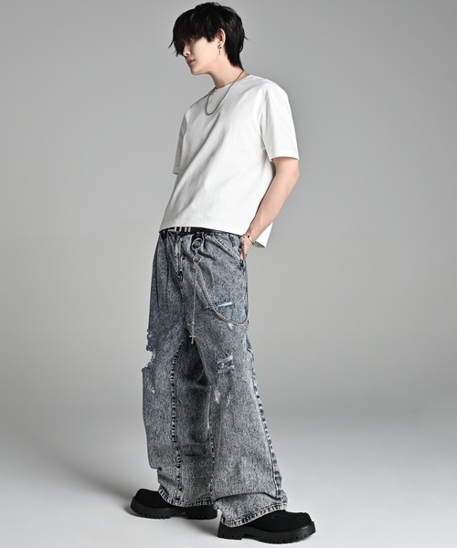 ADRER（アドラー）の「THE BASIC TEE / Cool Touch × Sweat Proof / ザ ベーシック ティー / 接触冷感 × 汗シミ防止（Tシャツ/カットソー・メンズ・ホワイト/グレー/ブラック/ネイビー/レッド・L/M/S/XS）」の9枚目の写真