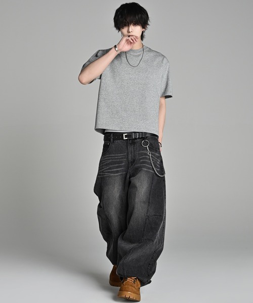 ADRER（アドラー）の「THE BASIC TEE / Cool Touch × Sweat Proof / ザ ベーシック ティー / 接触冷感 × 汗シミ防止（Tシャツ/カットソー・メンズ・ホワイト/グレー/ブラック/ネイビー/レッド・L/M/S/XS）」の22枚目の写真