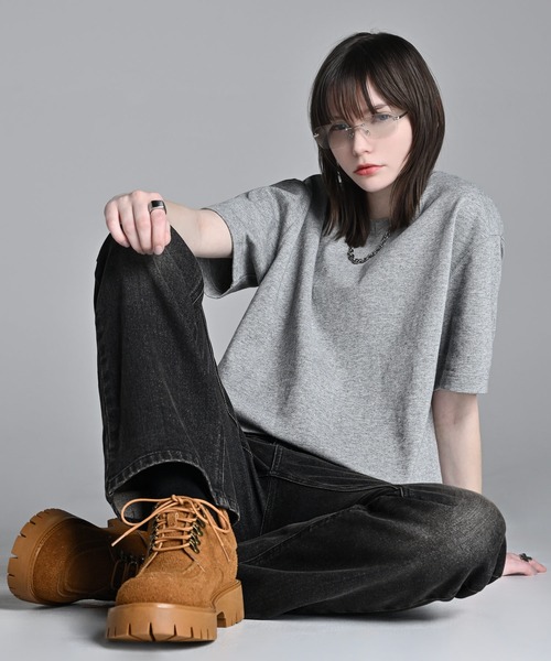 ADRER（アドラー）の「THE BASIC TEE / Cool Touch × Sweat Proof / ザ ベーシック ティー / 接触冷感 × 汗シミ防止（Tシャツ/カットソー・メンズ・ホワイト/グレー/ブラック/ネイビー/レッド・L/M/S/XS）」の19枚目の写真