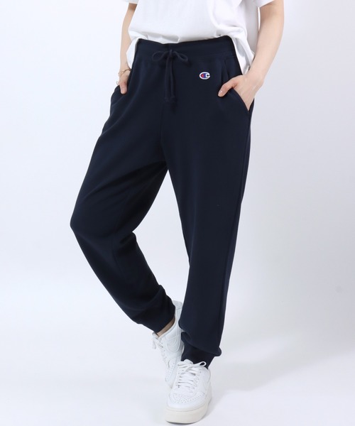 Champion（チャンピオン）の「Champion（チャンピオン）ベーシック スウェットジョガーパンツ/テーパード リラックスパンツ/レディース（スウェットパンツ・レディース・ネイビー/アッシュグレー/ブラック・S/XL/L/M）」の3枚目の写真