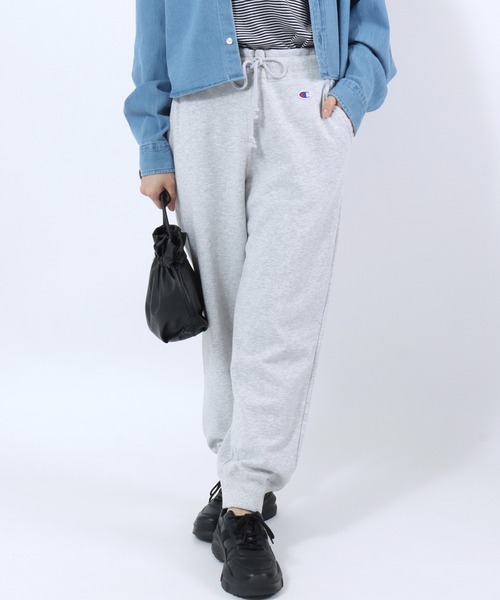Champion（チャンピオン）の「Champion（チャンピオン）ベーシック スウェットジョガーパンツ/テーパード リラックスパンツ/レディース（スウェットパンツ・レディース・ネイビー/アッシュグレー/ブラック・S/XL/L/M）」の16枚目の写真