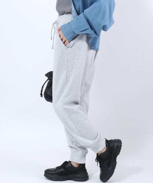 Champion（チャンピオン）の「Champion（チャンピオン）ベーシック スウェットジョガーパンツ/テーパード リラックスパンツ/レディース（スウェットパンツ・レディース・ネイビー/アッシュグレー/ブラック・S/XL/L/M）」の19枚目の写真