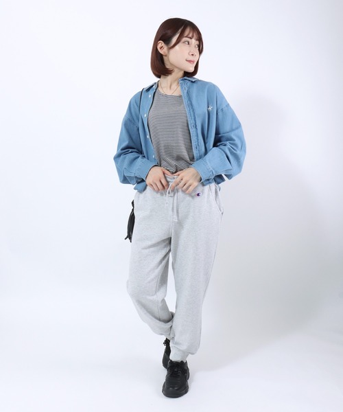 Champion（チャンピオン）の「Champion（チャンピオン）ベーシック スウェットジョガーパンツ/テーパード リラックスパンツ/レディース（スウェットパンツ・レディース・ネイビー/アッシュグレー/ブラック・S/XL/L/M）」の22枚目の写真