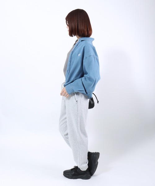 Champion（チャンピオン）の「Champion（チャンピオン）ベーシック スウェットジョガーパンツ/テーパード リラックスパンツ/レディース（スウェットパンツ・レディース・ネイビー/アッシュグレー/ブラック・S/XL/L/M）」の21枚目の写真