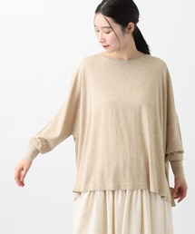 studio CLIP | 《natural by clip》14ゲージシルクウール混ゆるプルオーバー(ニット/セーター)