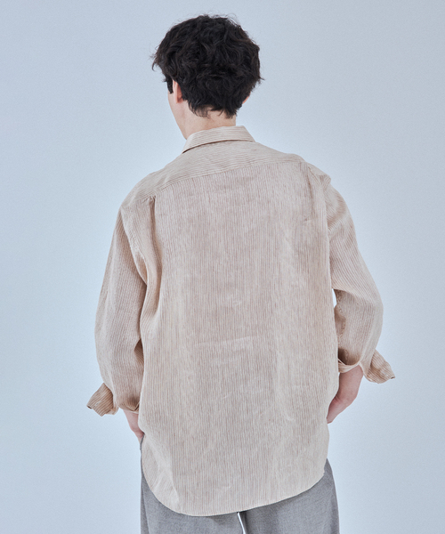 EDIFICE(エディフィス)の「ETS.MATERIAUX(マテリオ) US ネイビー シャツ(シャツ/ブラウス・メンズ・ブラウン系その他/グリーン/ブルー系その他・2/3)」の15枚目の写真