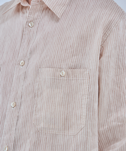EDIFICE(エディフィス)の「ETS.MATERIAUX(マテリオ) US ネイビー シャツ(シャツ/ブラウス・メンズ・ブラウン系その他/グリーン/ブルー系その他・2/3)」の13枚目の写真
