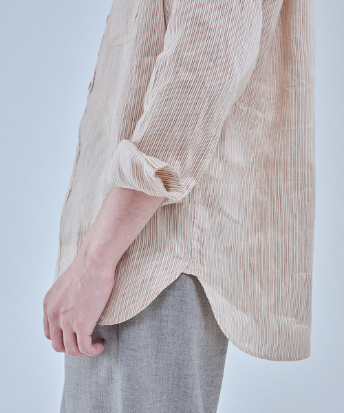 EDIFICE(エディフィス)の「ETS.MATERIAUX(マテリオ) US ネイビー シャツ(シャツ/ブラウス・メンズ・ブラウン系その他/グリーン/ブルー系その他・2/3)」の12枚目の写真