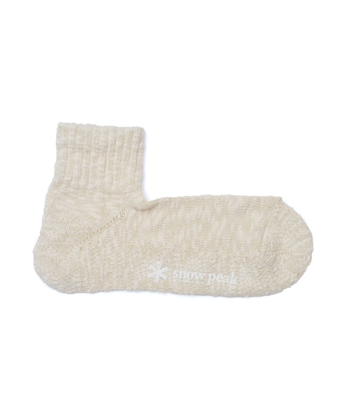 Snow Peak（スノーピーク）の「Snow Peak / Soft GARAGARA Sox 靴下（ソックス/靴下・メンズ・ホワイト/オレンジ/オリーブ/ネイビー・S/M）」の5枚目の写真