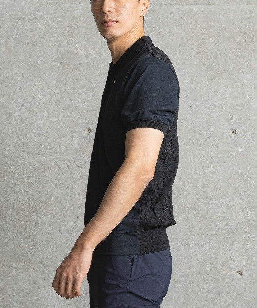 archivio(アルチビオ)の「<MENS>星柄切替ポロシャツ(ポロシャツ・メンズ・ホワイト/ブラック/キャメル・L/M/LL)」の18枚目の写真