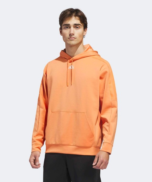 BEYONDロゴ入りオレンジパーカー セール】ビヨンド ザ コース パーカー【adidas Golf/アディダスゴルフ
