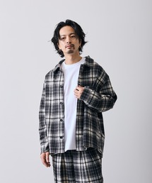 improves | ビッグシルエット チェック カバーオール(カバーオール)