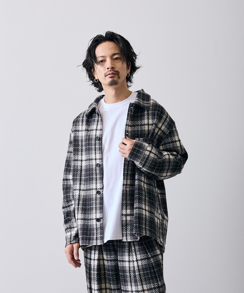 improves(インプローブス)の「ビッグシルエット チェック カバーオール(カバーオール・メンズ・C/A/B・LARGE/MEDIUM/SMALL)」の1枚目の写真