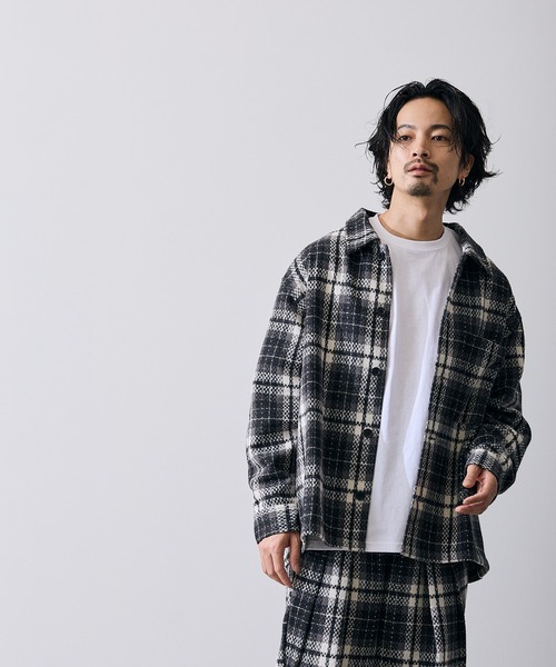 improves(インプローブス)の「ビッグシルエット チェック カバーオール(カバーオール・メンズ・C/A/B・LARGE/MEDIUM/SMALL)」の5枚目の写真