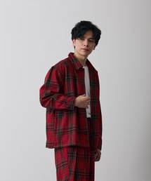 improves（インプローブス）の「ビッグシルエット チェック カバーオール（カバーオール）」