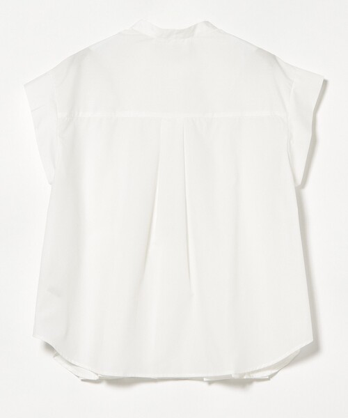 BEAMS HEART(ビームスハート)の「【ON/OFF活躍】プリーツ ブロード シャツ(シャツ/ブラウス・レディース・オフホワイト/その他/サックスブルー・FREE)」の9枚目の写真