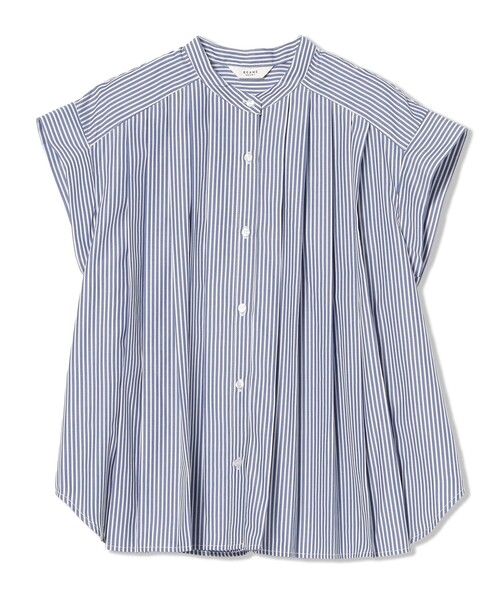 BEAMS HEART(ビームスハート)の「【ON/OFF活躍】プリーツ ブロード シャツ(シャツ/ブラウス・レディース・オフホワイト/その他/サックスブルー・FREE)」の14枚目の写真