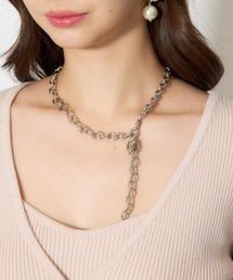 rienda（リエンダ）の「ニュアンスハートプレートネックレス（ネックレス）」