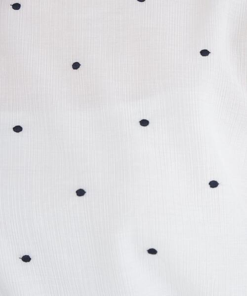 NATURAL BEAUTY BASIC（ナチュラルビューティーベーシック）の「◇ドット刺繍ブラウス（シャツ/ブラウス・レディース・ホワイト系その他/ベージュ系その他/ブルー・FREE）」の13枚目の写真