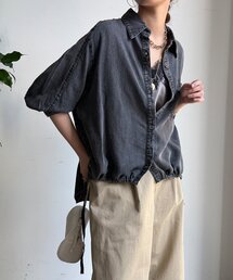 リヨセルデニムシャツ