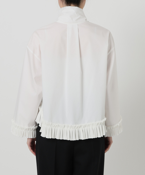 VERMEIL par iena（ヴェルメイユパーイエナ）の「プリーツボウタイブラウス（シャツ/ブラウス・レディース・ホワイト・FREE）」の10枚目の写真
