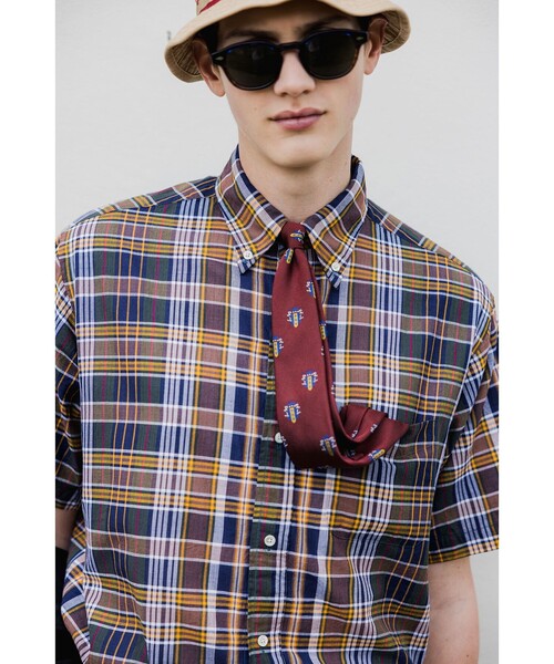 BEAMS PLUS(ビームスプラス)の「B.D. Classic-fit Madras(シャツ/ブラウス・メンズ・パープル/ブラウン・SMALL/MEDIUM/LARGE/X-LARGE)」の20枚目の写真