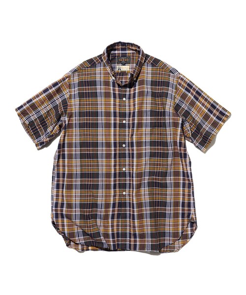 BEAMS PLUS(ビームスプラス)の「B.D. Classic-fit Madras(シャツ/ブラウス・メンズ・パープル/ブラウン・SMALL/MEDIUM/LARGE/X-LARGE)」の22枚目の写真