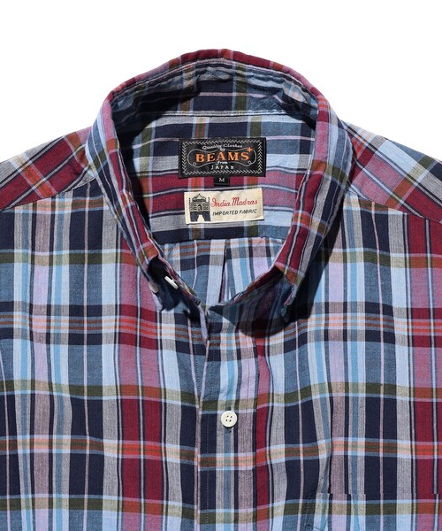 BEAMS PLUS(ビームスプラス)の「B.D. Classic-fit Madras(シャツ/ブラウス・メンズ・パープル/ブラウン・SMALL/MEDIUM/LARGE/X-LARGE)」の22枚目の写真