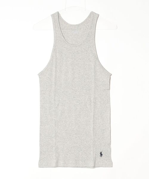 POLO RALPH LAUREN(ポロ ラルフ ローレン)の「【POLO RALPH LAUREN】クラシックフィット タンクトップ(タンクトップ・メンズ・ホワイト/ヘザーグレー/ブラック・LL)」の3枚目の写真