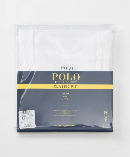 POLO RALPH LAUREN(ポロ ラルフ ローレン)の「【POLO RALPH LAUREN】クラシックフィット タンクトップ(タンクトップ・メンズ・ホワイト/ヘザーグレー/ブラック・LL)」の9枚目の写真