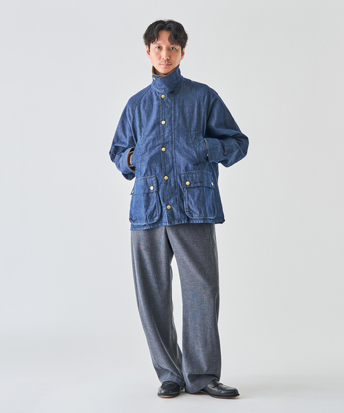 Barbour(バブアー)の「Barbour (バブアー)OS BEDALE/ビデイル DENIM CASUAL JACKET(その他アウター・メンズ・ネイビー・40/38/36)」の4枚目の写真