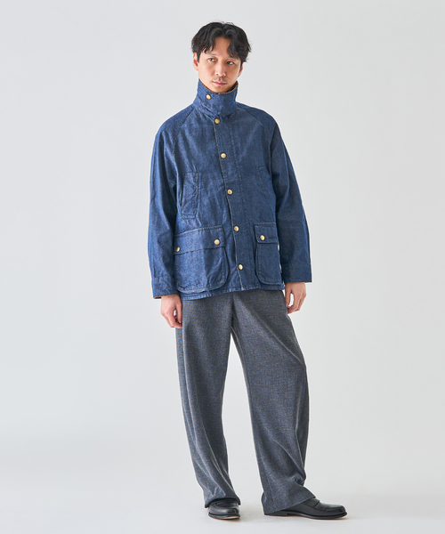 Barbour(バブアー)の「Barbour (バブアー)OS BEDALE/ビデイル DENIM CASUAL JACKET(その他アウター・メンズ・ネイビー・40/38/36)」の5枚目の写真