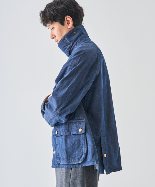 Barbour(バブアー)の「Barbour (バブアー)OS BEDALE/ビデイル DENIM CASUAL JACKET(その他アウター・メンズ・ネイビー・40/38/36)」の8枚目の写真