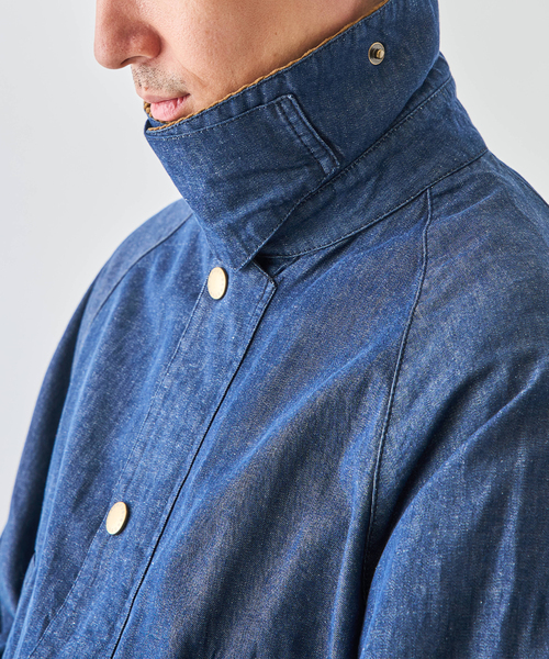 Barbour(バブアー)の「Barbour (バブアー)OS BEDALE/ビデイル DENIM CASUAL JACKET(その他アウター・メンズ・ネイビー・40/38/36)」の9枚目の写真