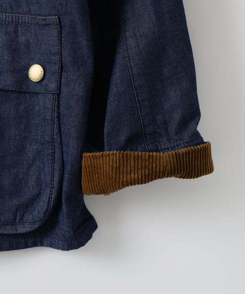 Barbour(バブアー)の「Barbour (バブアー)OS BEDALE/ビデイル DENIM CASUAL JACKET(その他アウター・メンズ・ネイビー・40/38/36)」の16枚目の写真