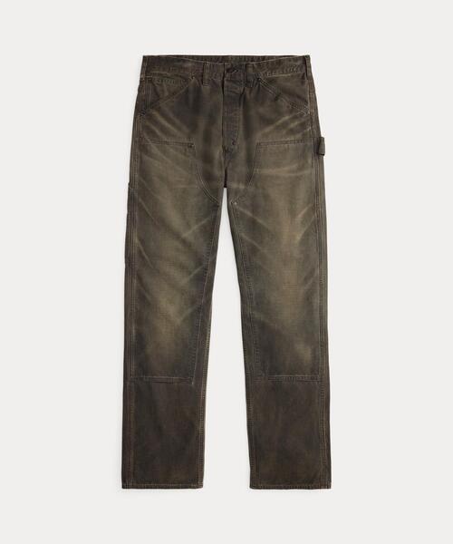 RRL(ダブル アール エル)の「エンジニア フィット キャンバス カーペンター パンツ(その他パンツ・メンズ・ブラック系1・31/30/30/30/29/30/34/32/32/32/28/30/36/32/32/30)」の1枚目の写真