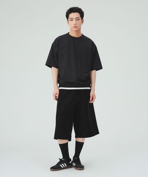 BEAMS HEART(ビームスハート)の「【6/18値下げ】ポリトロ ショートスリーブ Tシャツ(吸水速乾・接触冷感・ユニセックス)(Tシャツ/カットソー・メンズ・ネイビー/ダークブラウン/グレー/ブラック・S/M/L/XL)」の14枚目の写真